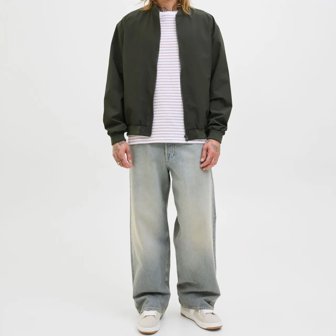 New JACK & JONES JJECharge Bomber Jacket