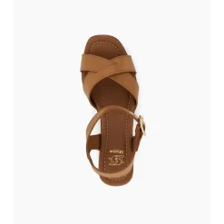 Judies Cross Strap Block Heels