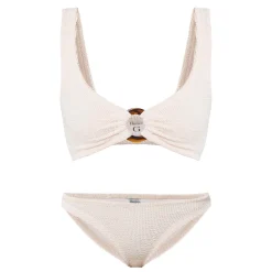 Fashion HUNZA G Julia Hoop Two-Piece Bikini Set