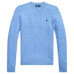 Julianna Pony Player Logo Cable Knit Sweater