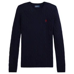 Clearance POLO RALPH LAUREN Julianna Pony Player Logo Cable Knit Sweater
