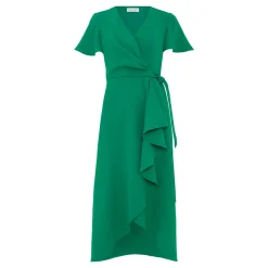 Julissa Ruffle Wrap dress