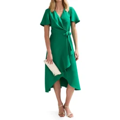 Julissa Ruffle Wrap dress