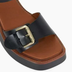 New DUNE LONDON Jupiter Leather Platform Sandals