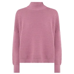 Kaia Ribbed Mock Neck Sweater
