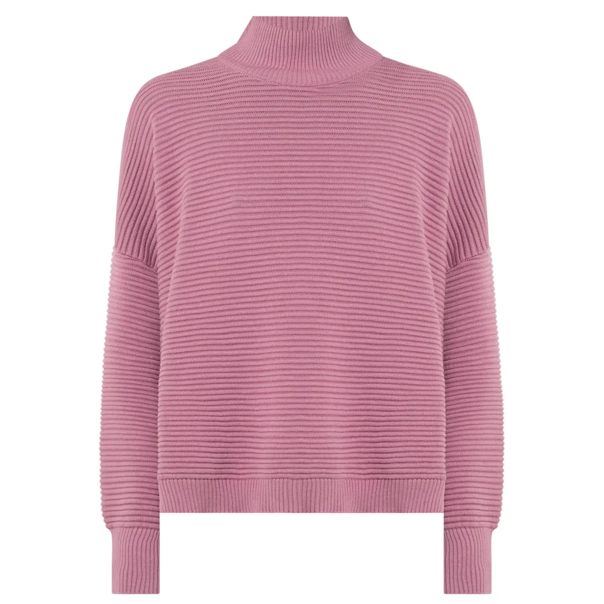 Kaia Ribbed Mock Neck Sweater