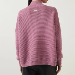 Kaia Ribbed Mock Neck Sweater