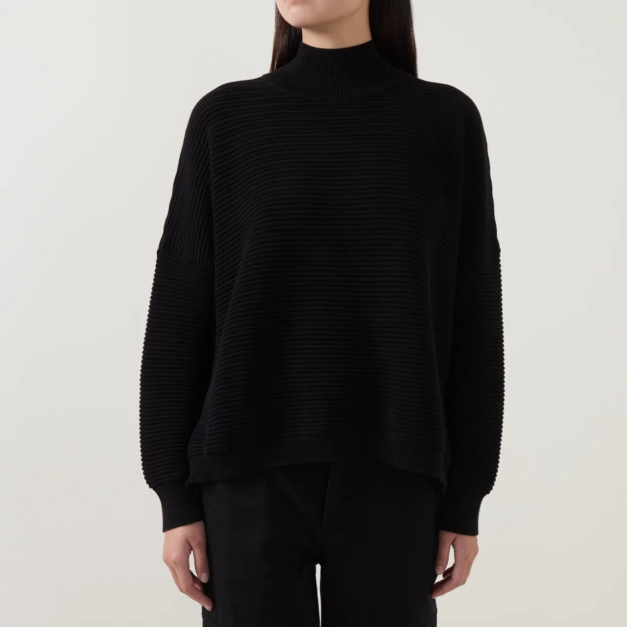 Fashion BARBOUR INTERNATIONAL Kaia Textured Knit Turtleneck