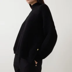 Fashion BARBOUR INTERNATIONAL Kaia Textured Knit Turtleneck