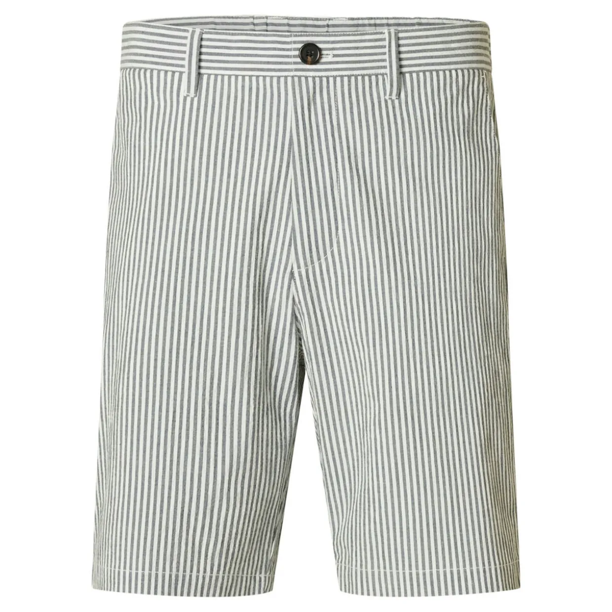 Karl Striped Seersucker Shorts