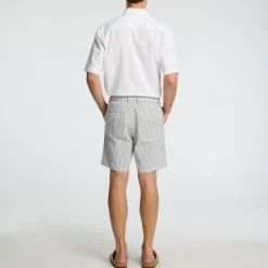 Karl Striped Seersucker Shorts