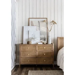 Fashion CASEYS FURNITURE Kawali 6-Drawer Wide Chest