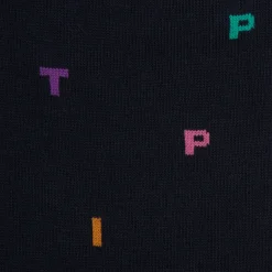 New PAUL SMITH Keanu Stamp Logo Socks