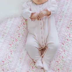Kelly Floral Embroidered Babygrow