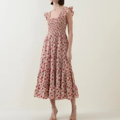 Kendall Floral Flared Dress