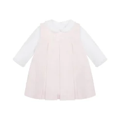 Kendall Pleated Pinafore & Babygrow Two-Piece Set
