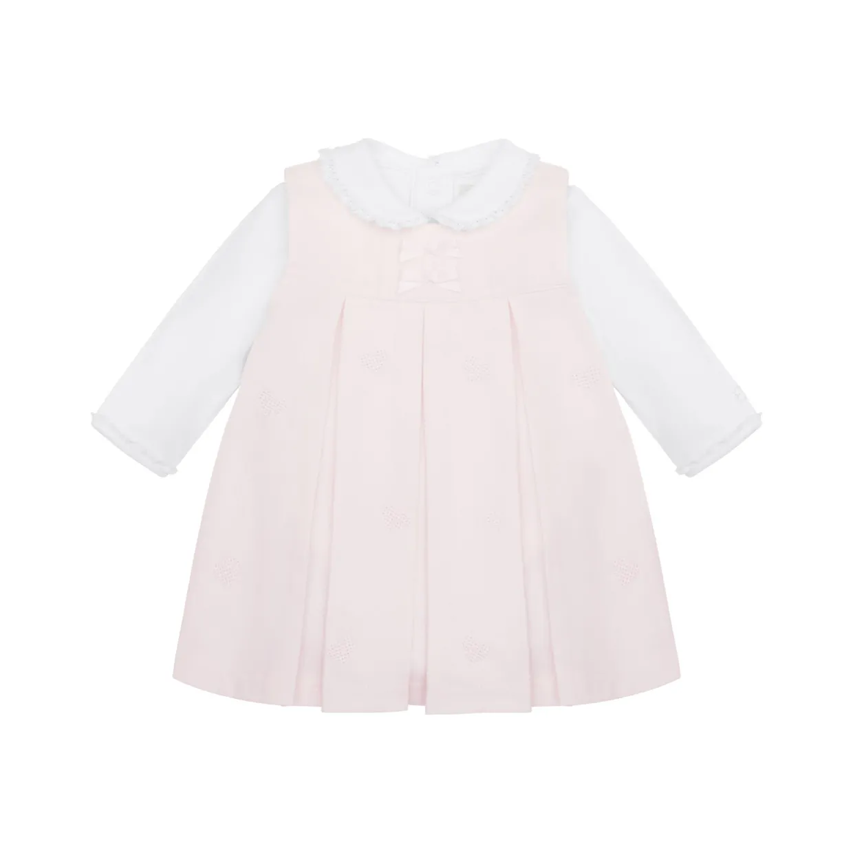 Kendall Pleated Pinafore & Babygrow Two-Piece Set
