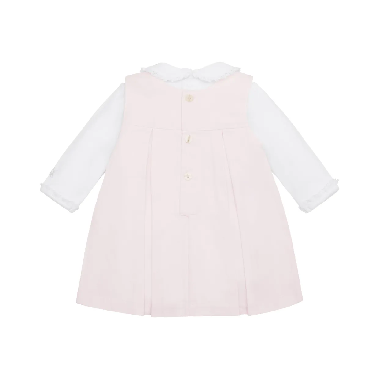 Kendall Pleated Pinafore & Babygrow Two-Piece Set