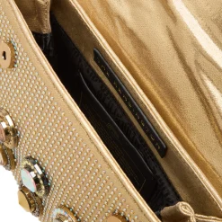 Discount KURT GEIGER LONDON Kensington Crystal Embellished Shoulder Bag