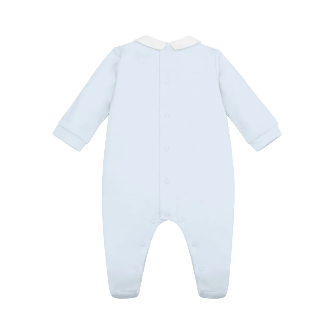 New EMILE ET ROSE Kent Embroidered Babygrow & Hat Two-Piece Set