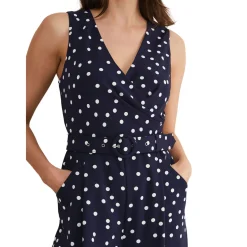 Outlet PHASE EIGHT Kenzie Dotted Print Sleeveless Jumpsuit