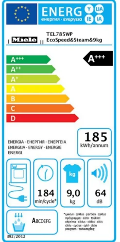 9kg Freestanding Heat Pump Tumble Dryer