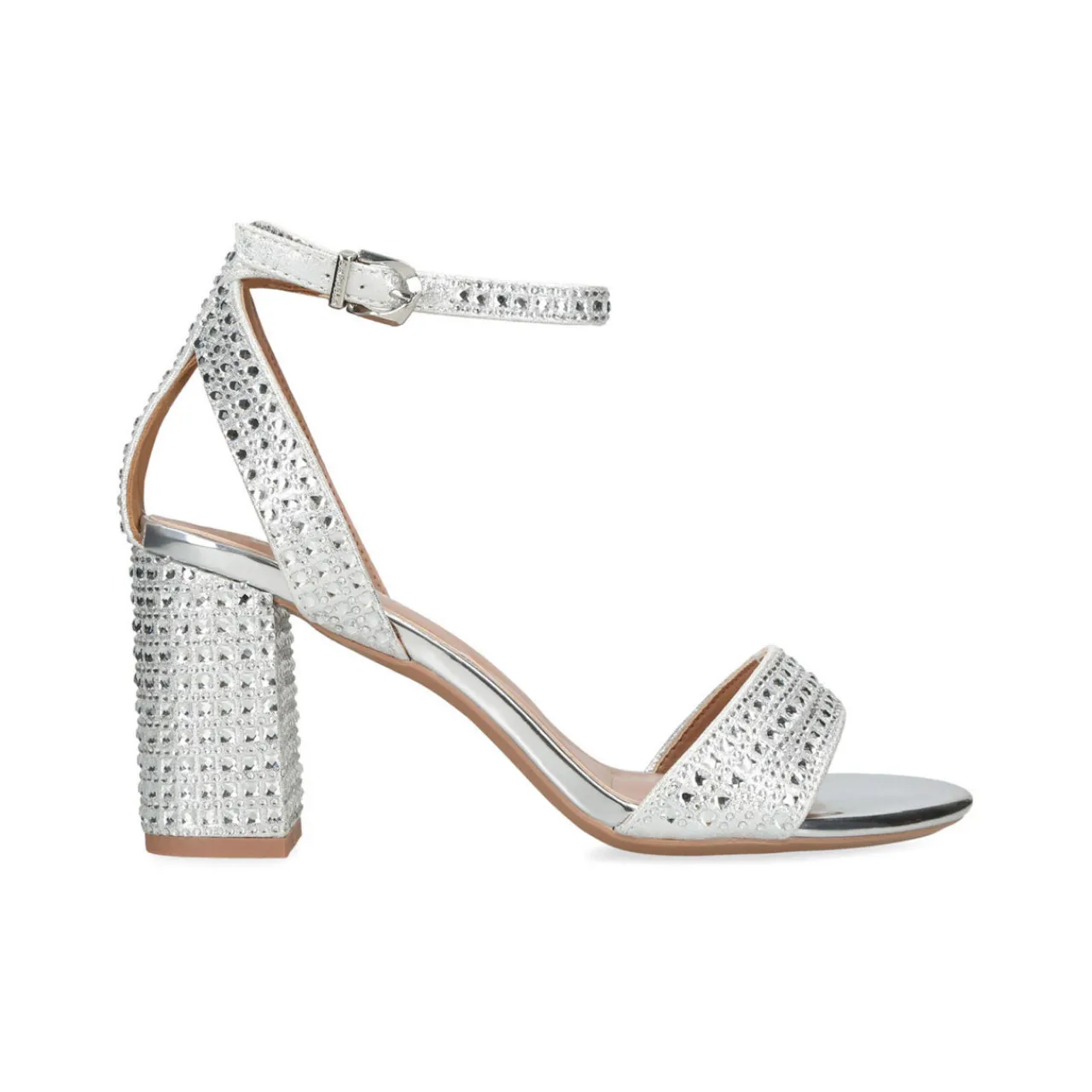 Online CARVELA Kianni Crystal-Embellished Block Heels