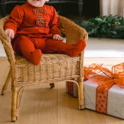 Kiki Tartan Bow Babygrow