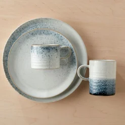 Online DENBY Kiln Blue Small Ridged Mug