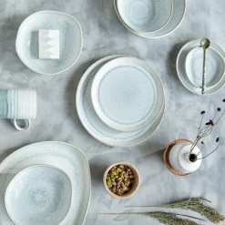 Kiln Green Set of 4 Dinner Plates