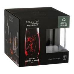 Hot RAVENHEAD Kings Collection Hi-ball Glasses Set of Four