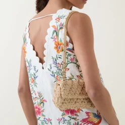 Kira Mini Woven Crossbody Bag