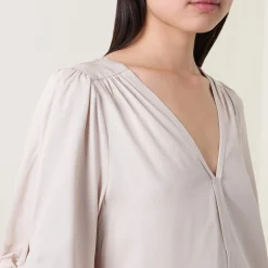 Kirsten Ruched Shoulder Blouse