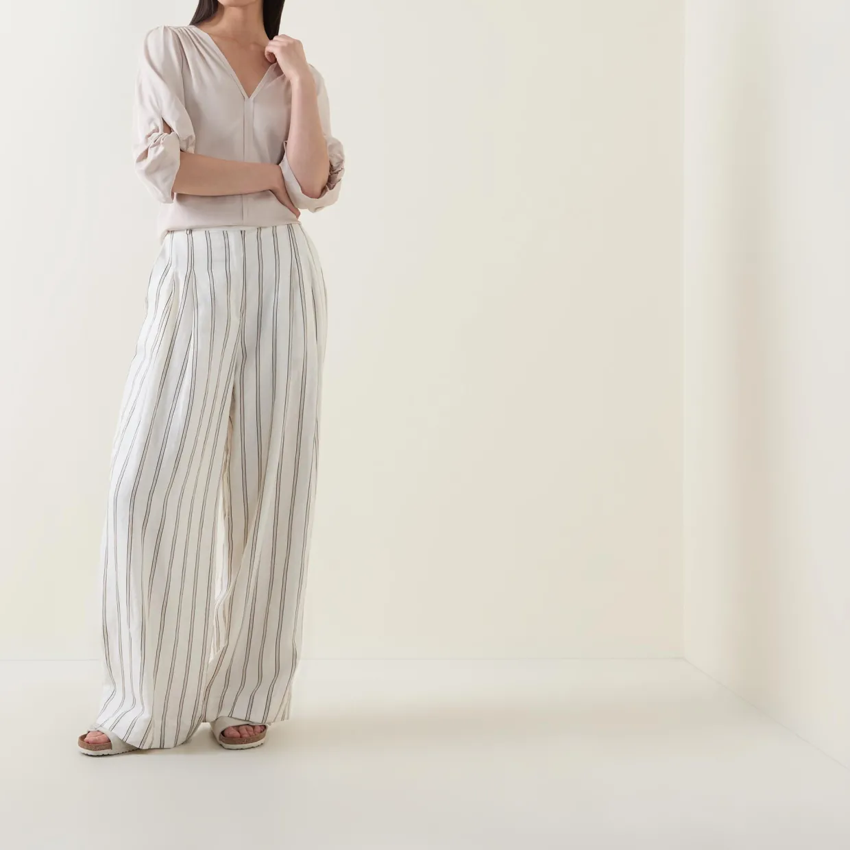 Kirsten Ruched Shoulder Blouse