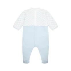 Outlet EMILE ET ROSE Kit Diamond Check Teddy Mock Dungaree Babygrow