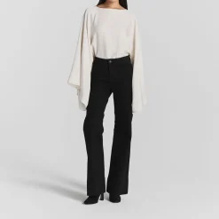 Klasia Satin Cape Blouse