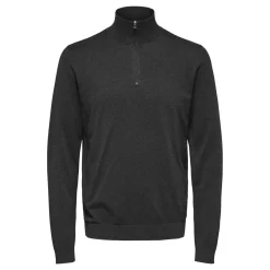 Knitted Half-Zip Sweater