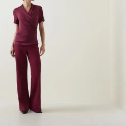 Discount JOSEPH RIBKOFF Knitted Wrap Blouse