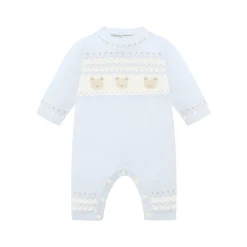 Online EMILE ET ROSE Kristian Knitted Bear Fairisle Bodysuit & Hat Two-Piece Set