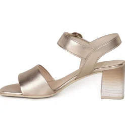 Sale GABOR Kruger Metallic Block Heel Sandals
