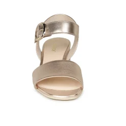 Kruger Metallic Block Heel Sandals