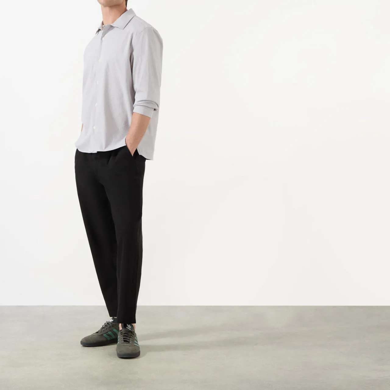 Discount WAX LONDON Kurt Tapered Cropped Trousers