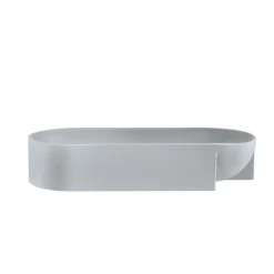 Kuru Ceramic Bowl 370x75mm light grey