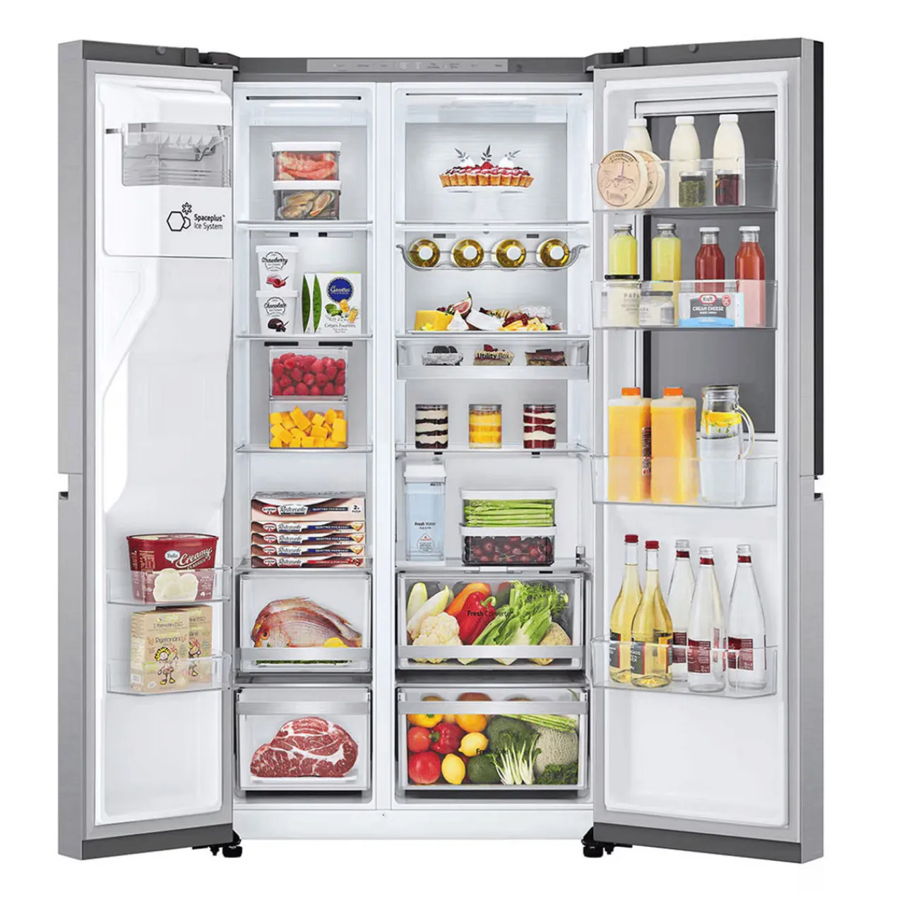 Hot LG 628L InstaView American Non Plumbed Brushed Steel