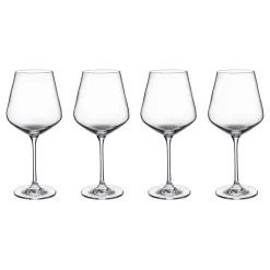 Best VILLEROY & BOCH La Divina Burgundy Goblet Four-Piece Set