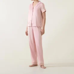 Discount CHELSEA PEERS Lace Trim Pyjama Set