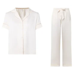 Hot CHELSEA PEERS Lace Trim Pyjama Set