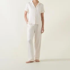 Hot CHELSEA PEERS Lace Trim Pyjama Set