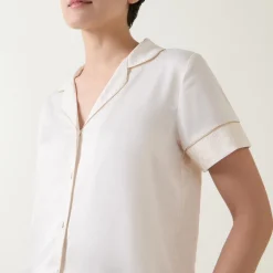 Hot CHELSEA PEERS Lace Trim Pyjama Set