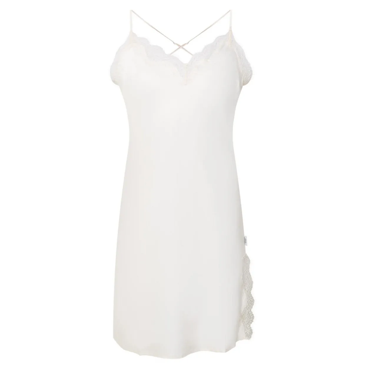 Lace Trim Slip Night Dress